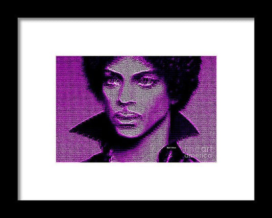 Framed Print - Prince - Tribute In Purple