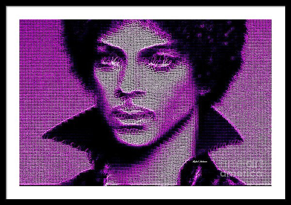 Framed Print - Prince - Tribute In Purple