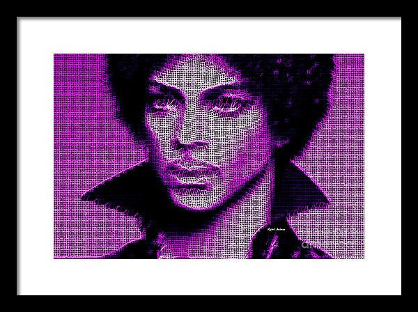 Framed Print - Prince - Tribute In Purple