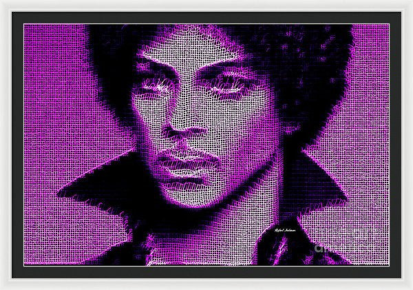 Framed Print - Prince - Tribute In Purple