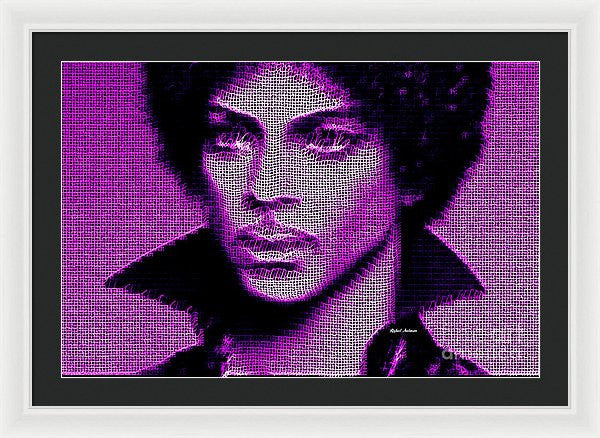 Framed Print - Prince - Tribute In Purple