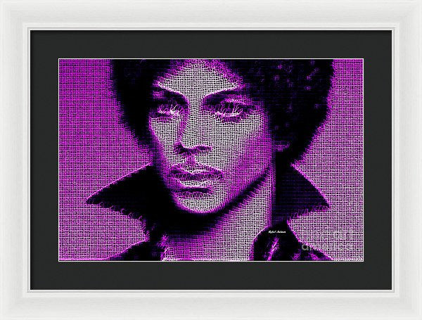 Framed Print - Prince - Tribute In Purple