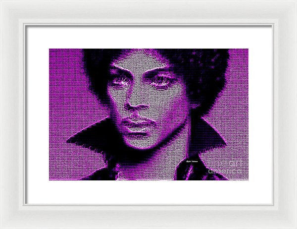 Framed Print - Prince - Tribute In Purple