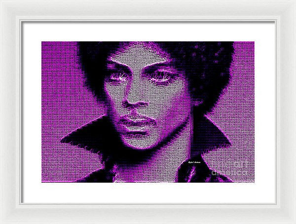 Framed Print - Prince - Tribute In Purple