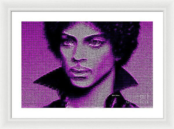 Framed Print - Prince - Tribute In Purple