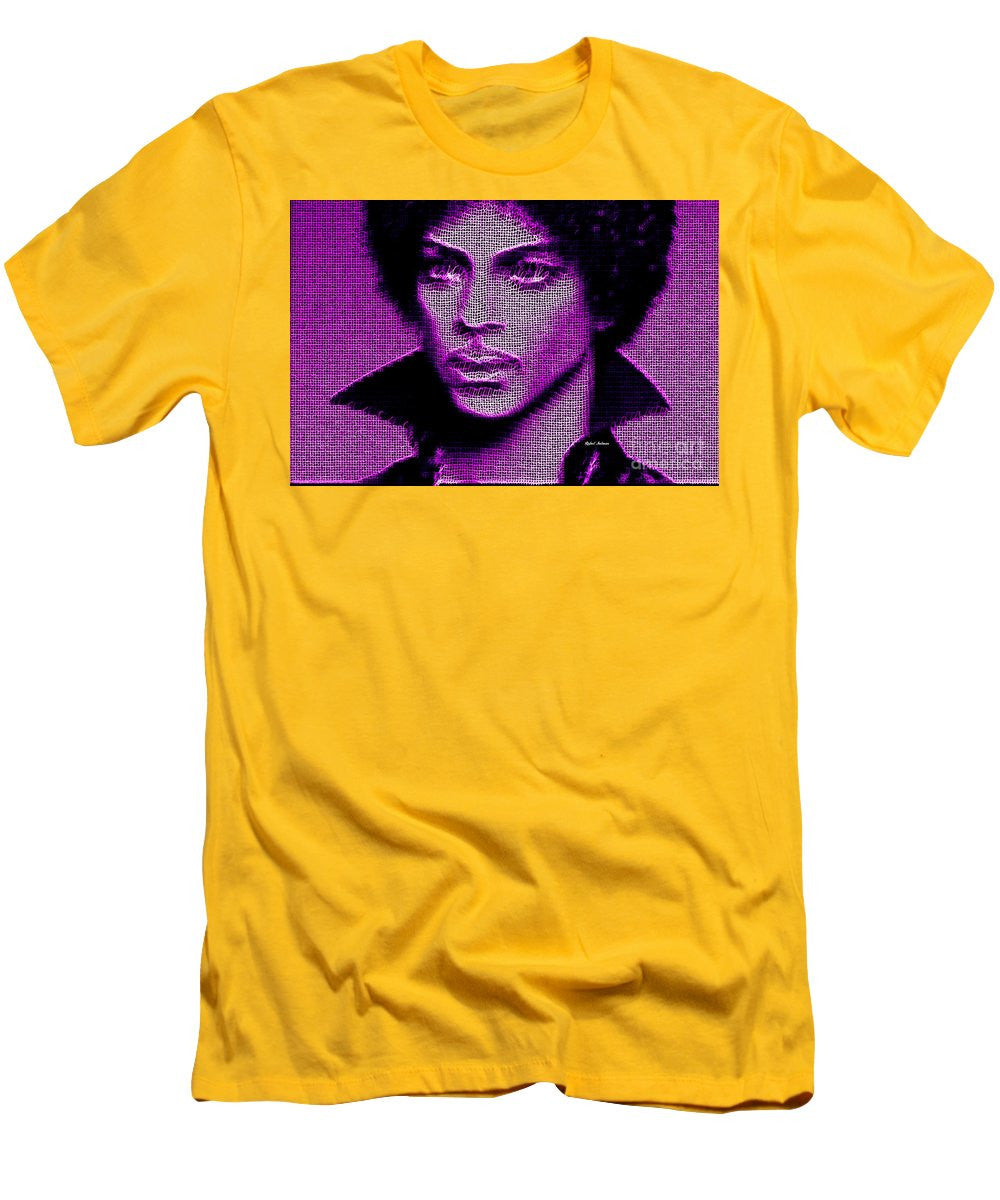 T-shirt pour homme (coupe ajustée) - Prince - Tribute In Purple