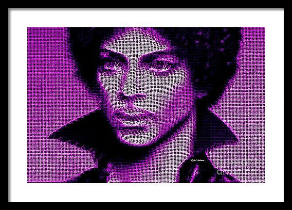 Framed Print - Prince - Tribute In Purple