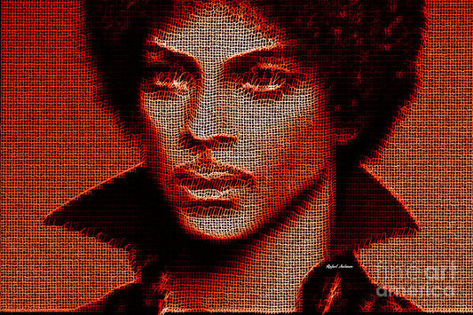 Art Print - Prince - Tribute In Red