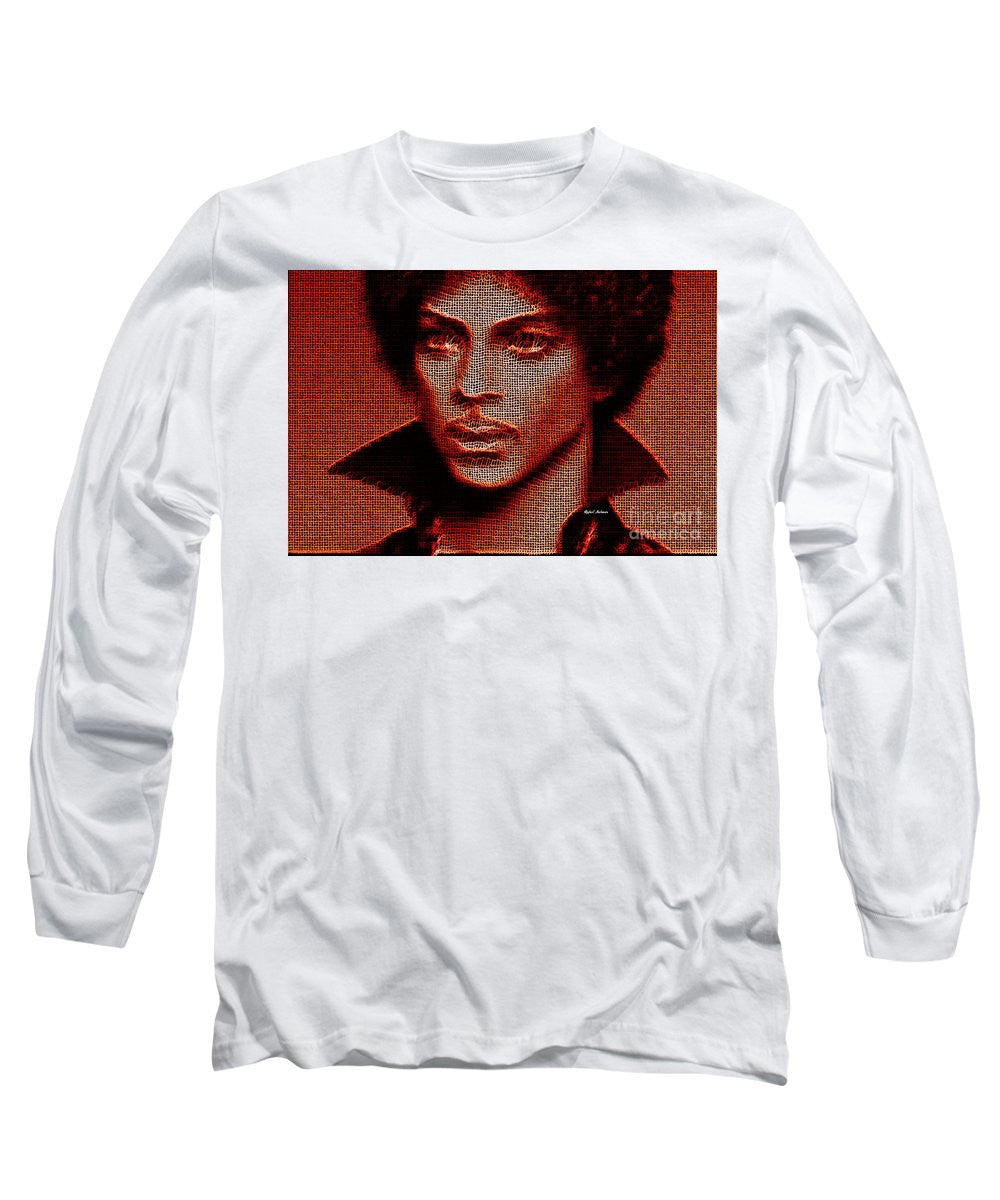 Long Sleeve T-Shirt - Prince - Tribute In Red