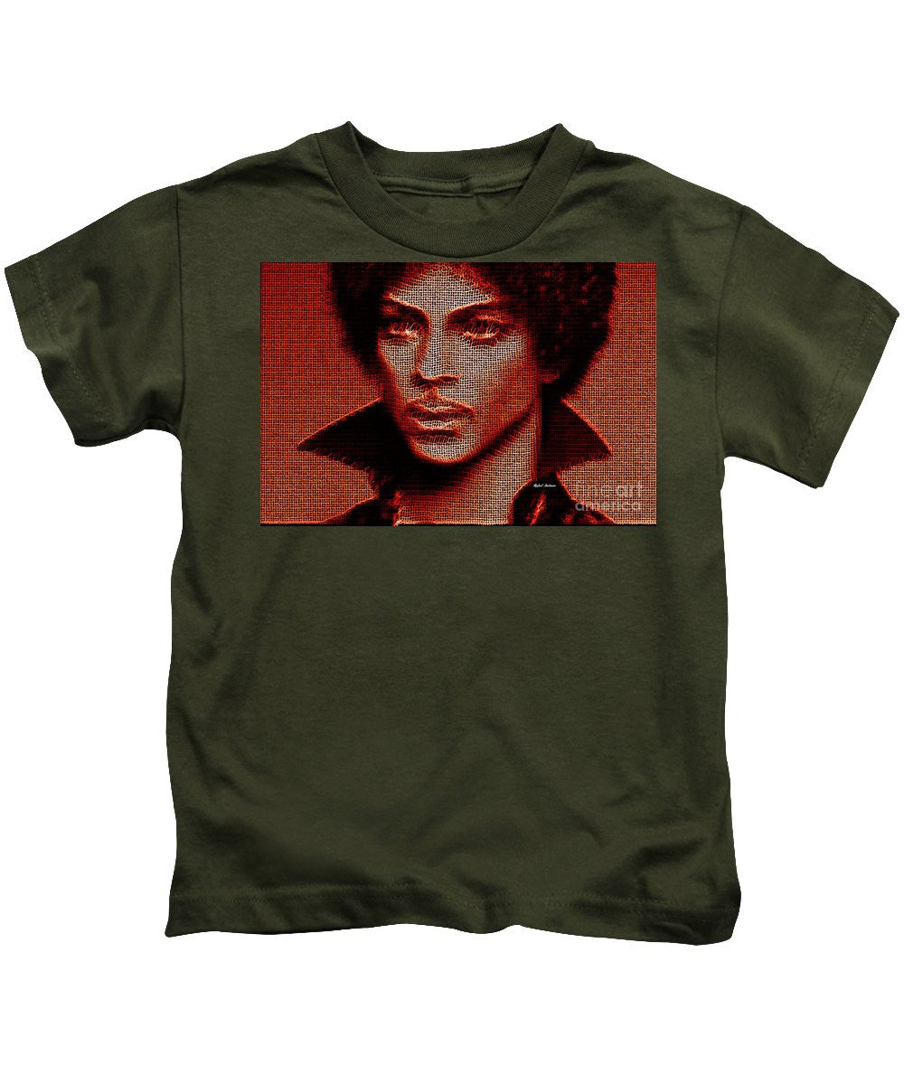 Kids T-Shirt - Prince - Tribute In Red