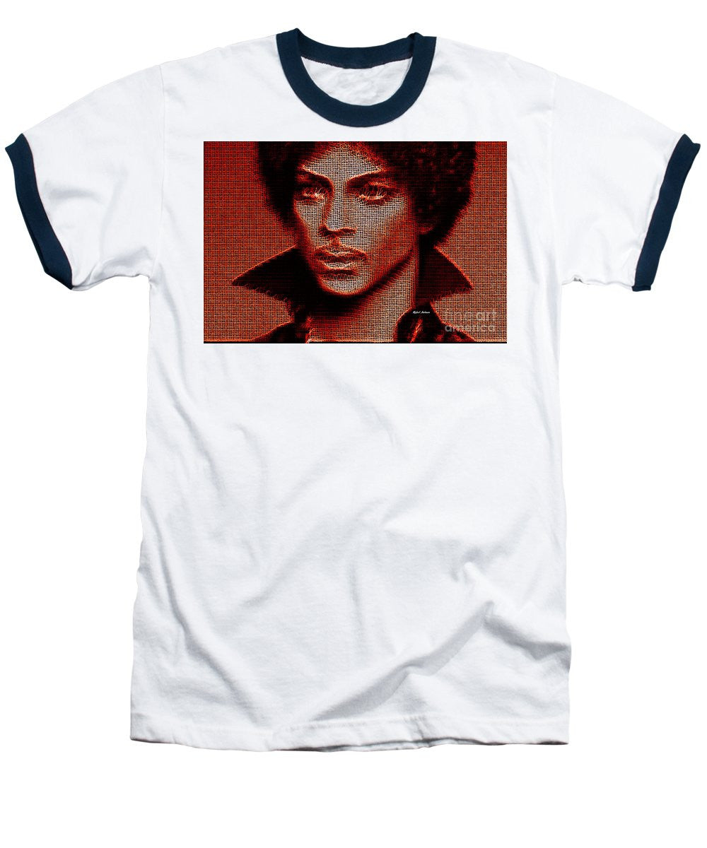 Baseball T-Shirt - Prince - Tribute In Red