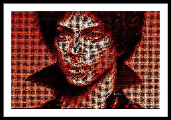 Framed Print - Prince - Tribute In Red