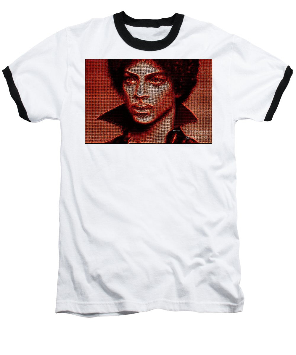 Baseball T-Shirt - Prince - Tribute In Red