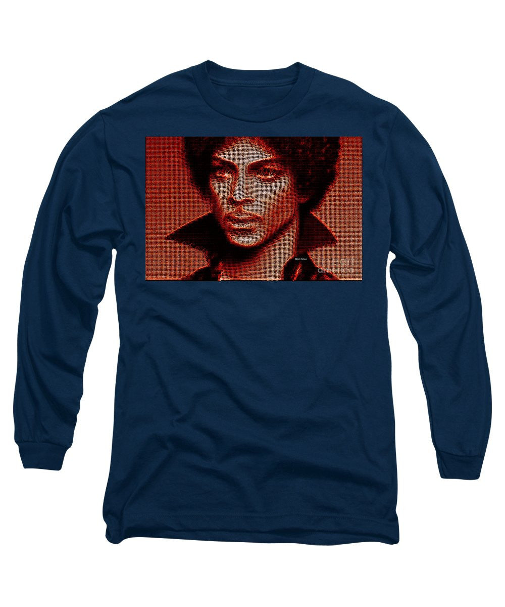 Long Sleeve T-Shirt - Prince - Tribute In Red