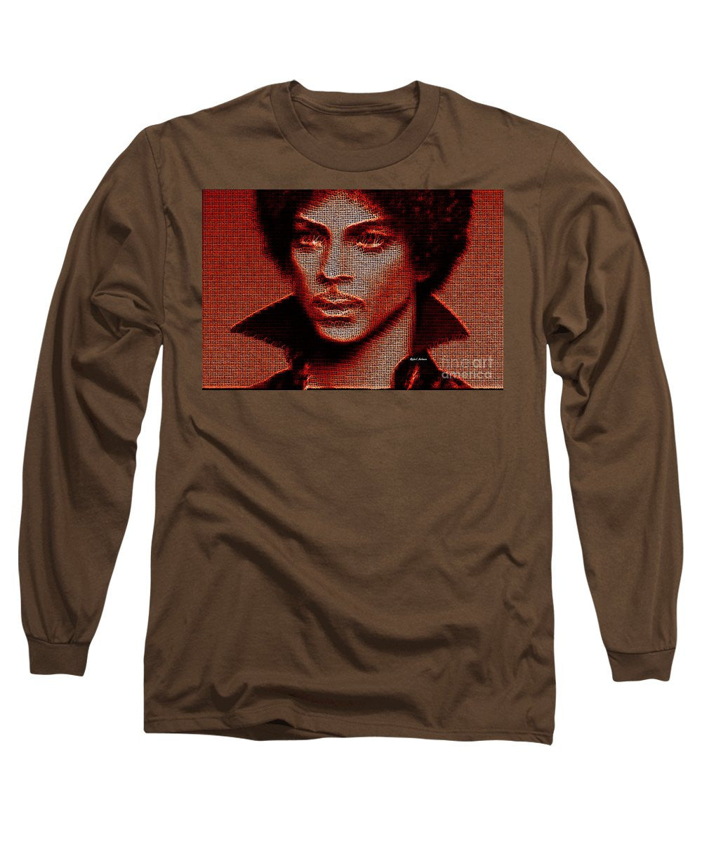 Long Sleeve T-Shirt - Prince - Tribute In Red