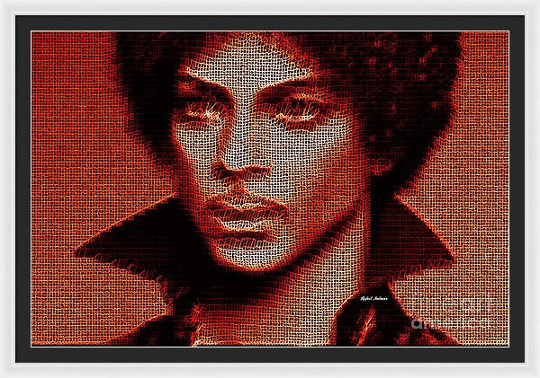 Framed Print - Prince - Tribute In Red