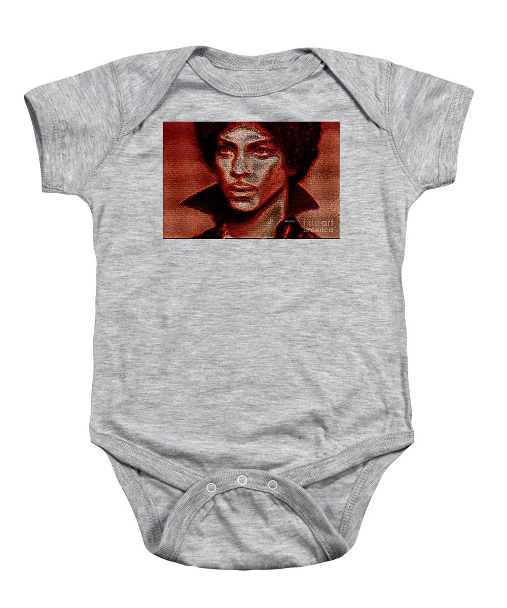 Grenouillère pour bébé - Prince - Hommage en rouge