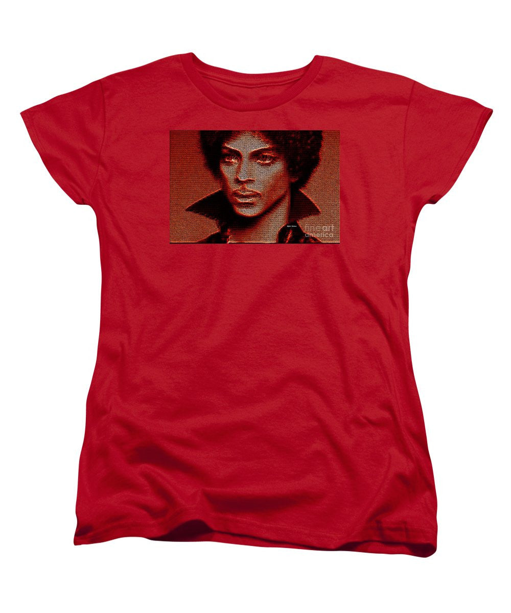 Women's T-Shirt (Standard Cut) - Prince - Tribute In Red