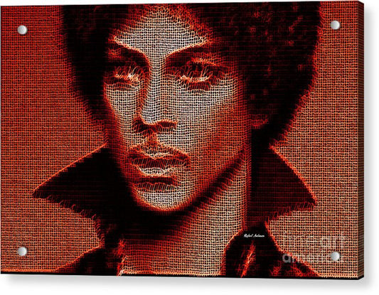 Impression acrylique - Prince - Hommage en rouge