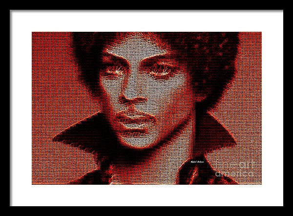 Framed Print - Prince - Tribute In Red