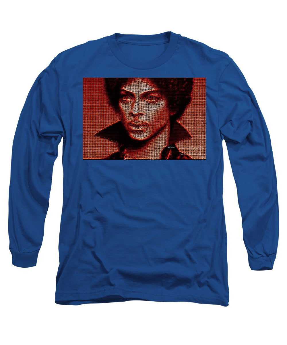 Long Sleeve T-Shirt - Prince - Tribute In Red