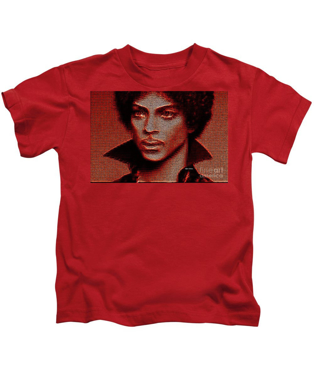 Kids T-Shirt - Prince - Tribute In Red