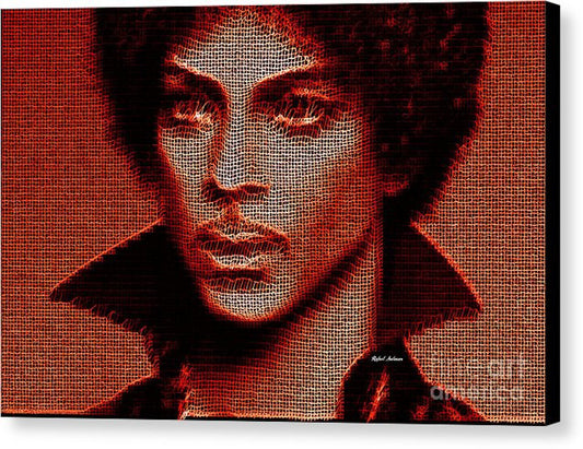 Impression sur toile - Prince - Hommage en rouge