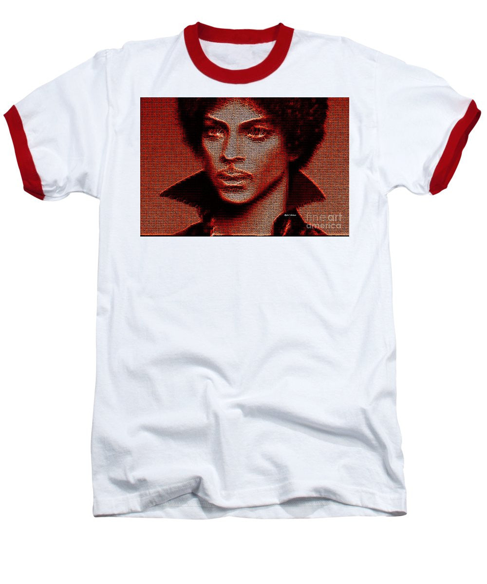 Baseball T-Shirt - Prince - Tribute In Red