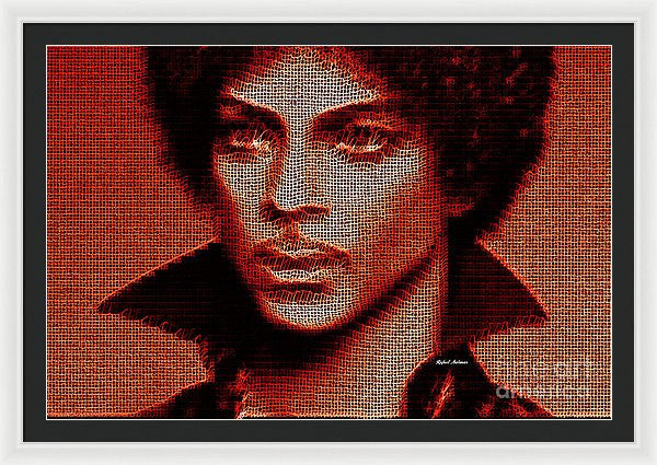 Framed Print - Prince - Tribute In Red