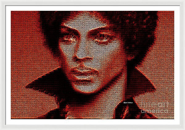 Framed Print - Prince - Tribute In Red