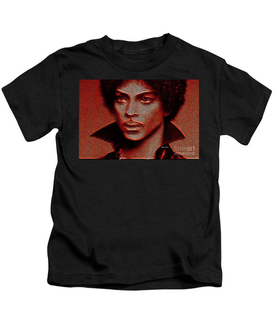 Kids T-Shirt - Prince - Tribute In Red