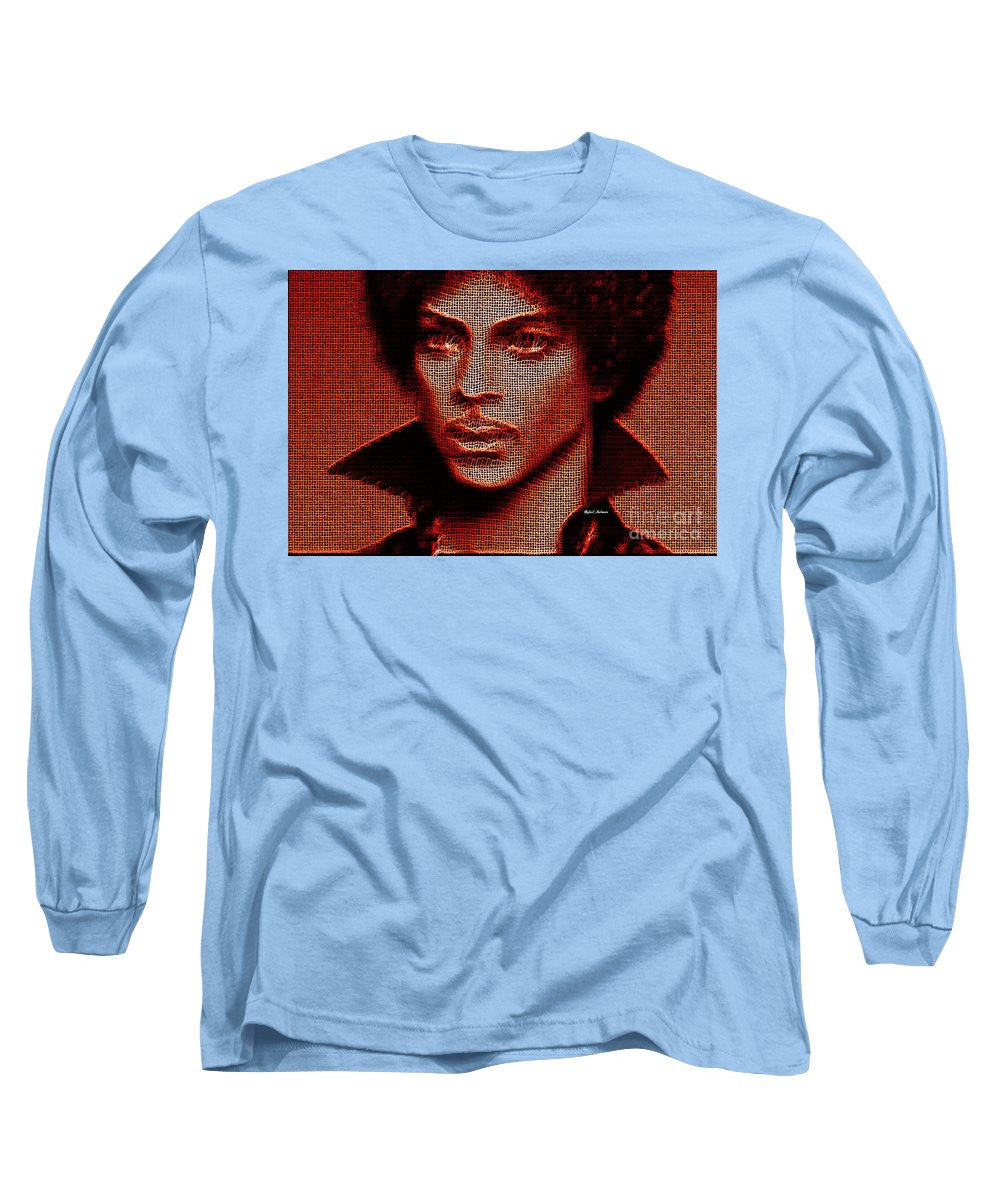 Long Sleeve T-Shirt - Prince - Tribute In Red