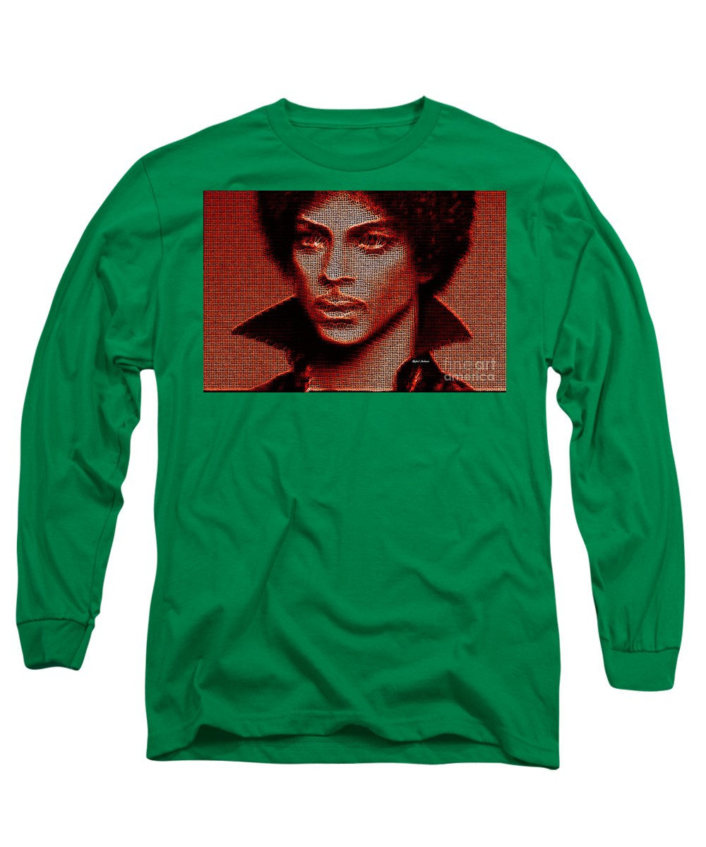 Long Sleeve T-Shirt - Prince - Tribute In Red