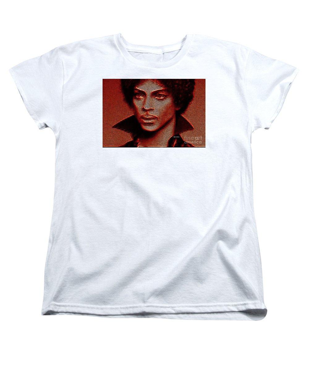 Women's T-Shirt (Standard Cut) - Prince - Tribute In Red