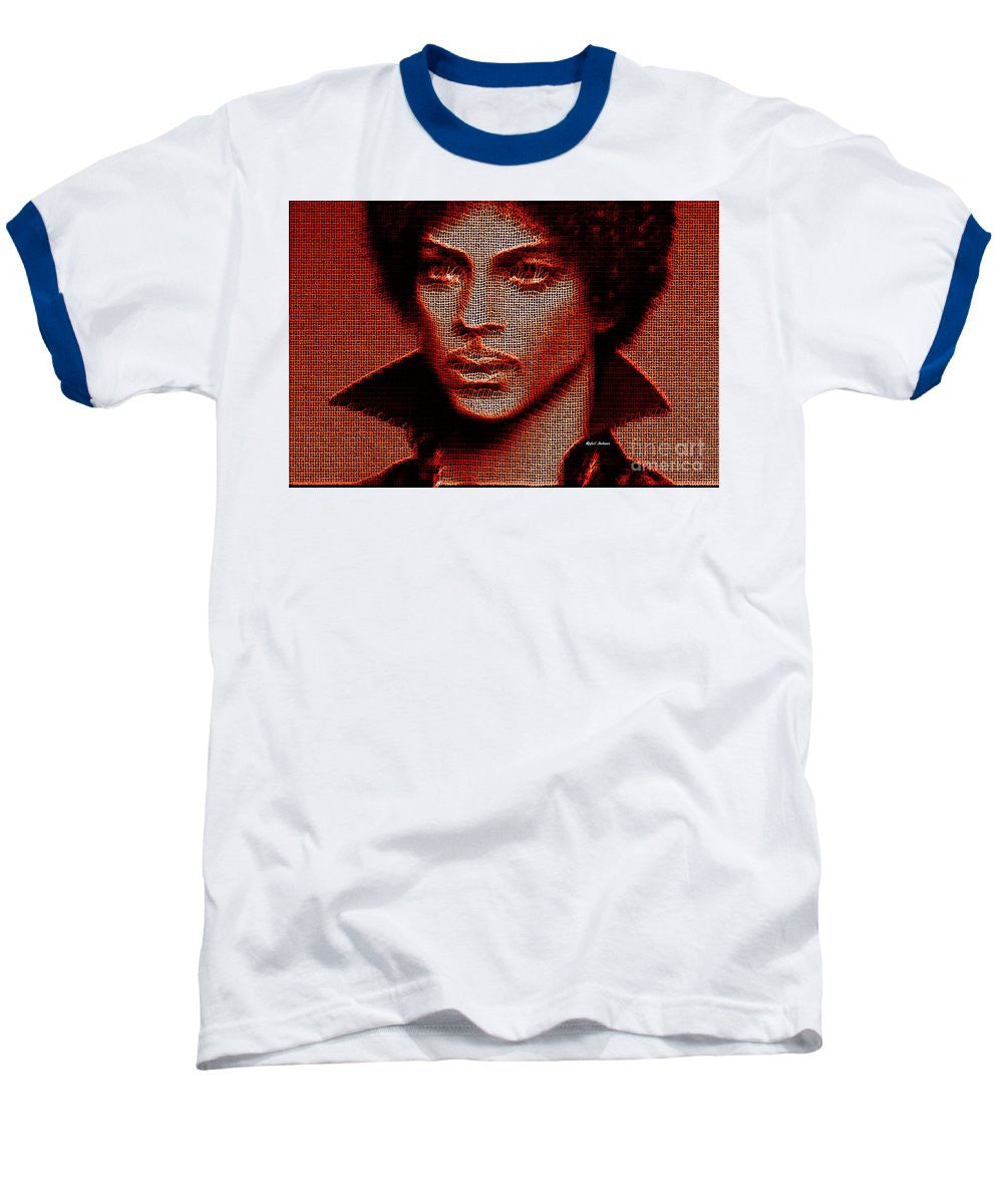 Baseball T-Shirt - Prince - Tribute In Red