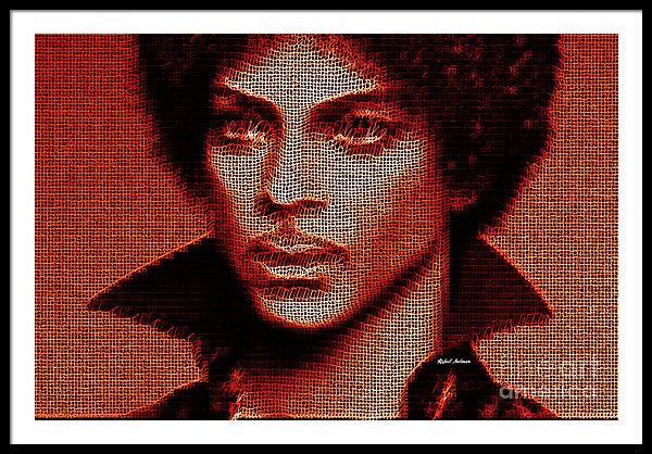 Framed Print - Prince - Tribute In Red