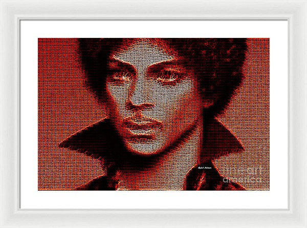 Framed Print - Prince - Tribute In Red