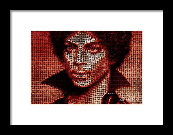 Framed Print - Prince - Tribute In Red