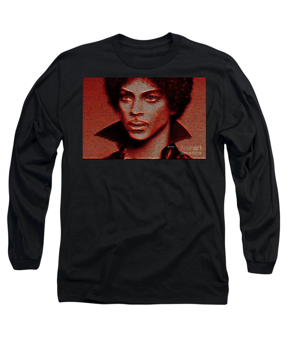 Long Sleeve T-Shirt - Prince - Tribute In Red