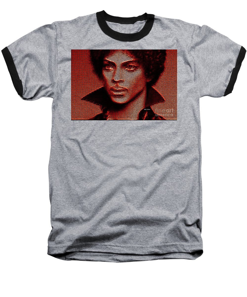 Baseball T-Shirt - Prince - Tribute In Red