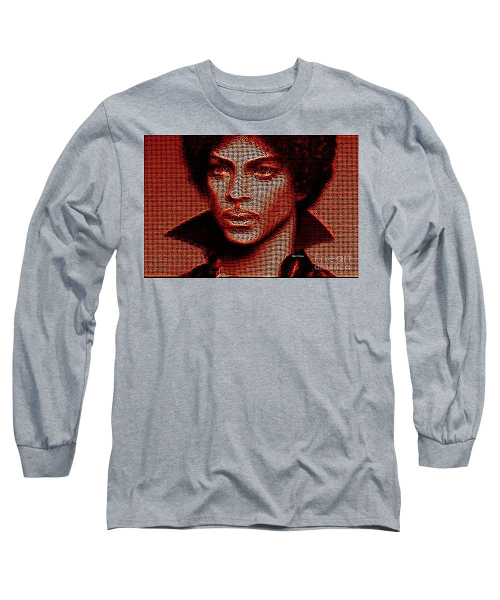 Long Sleeve T-Shirt - Prince - Tribute In Red