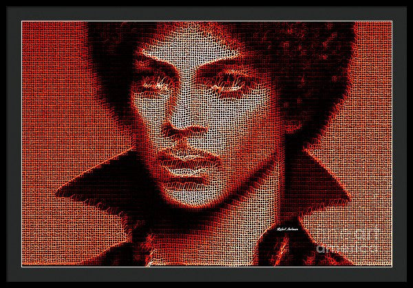 Framed Print - Prince - Tribute In Red