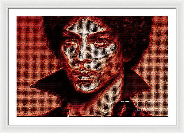 Framed Print - Prince - Tribute In Red