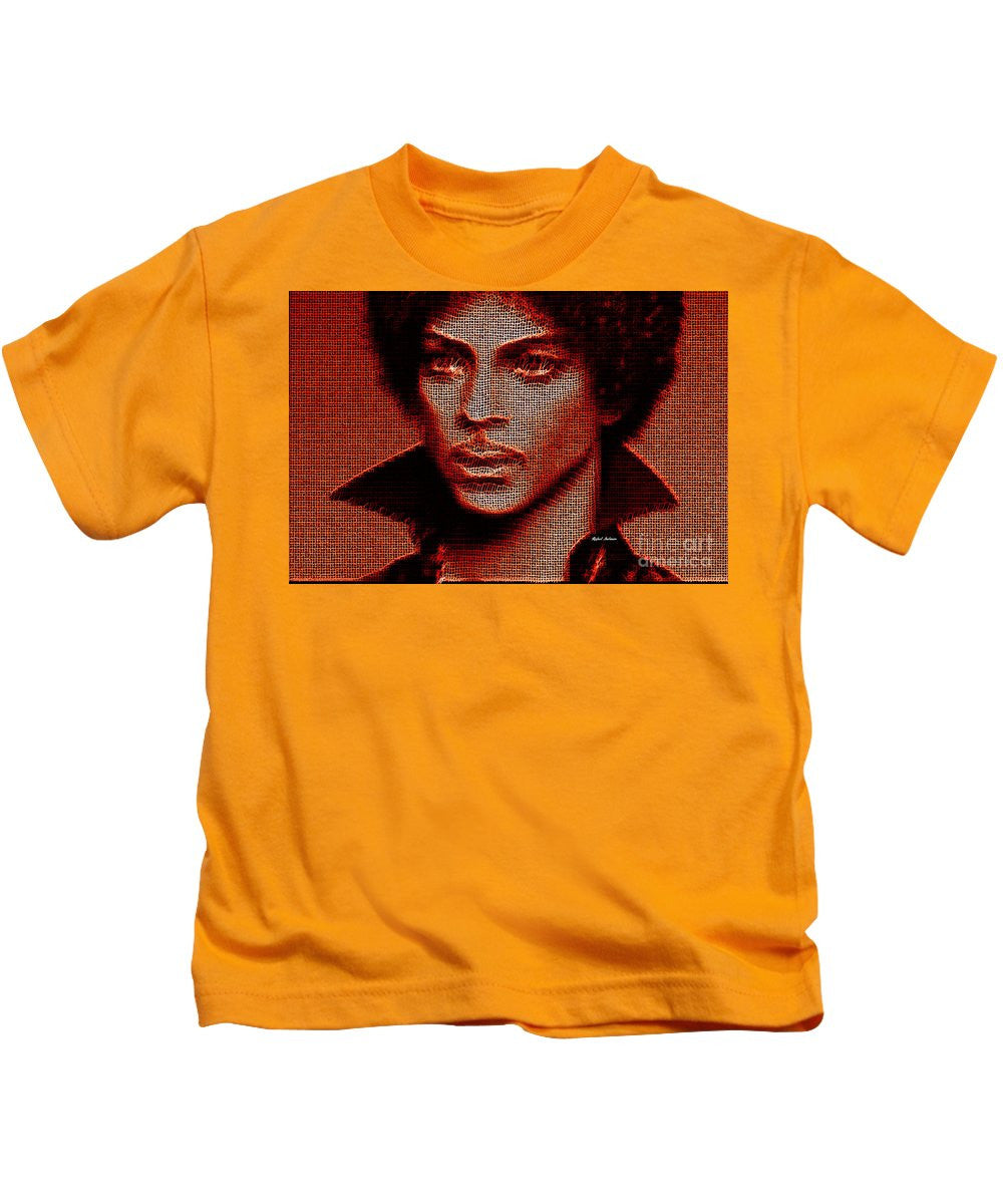 Kids T-Shirt - Prince - Tribute In Red