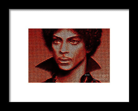 Framed Print - Prince - Tribute In Red