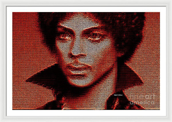 Framed Print - Prince - Tribute In Red