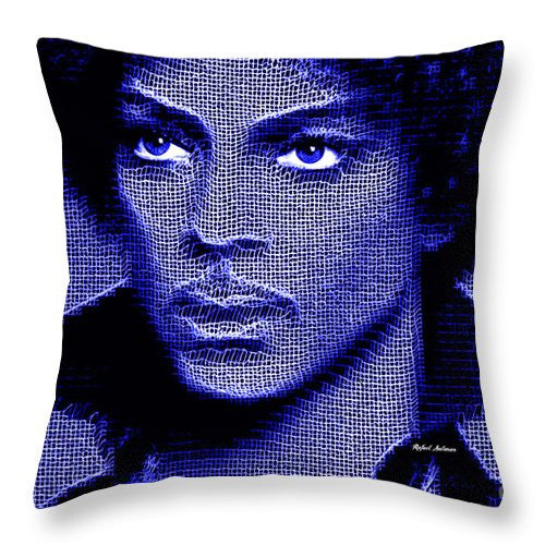 Throw Pillow - Prince - Tribute In Royal Blue