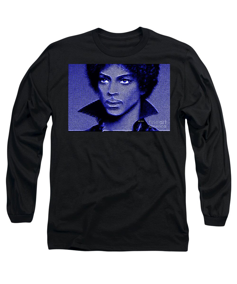 Long Sleeve T-Shirt - Prince - Tribute In Royal Blue