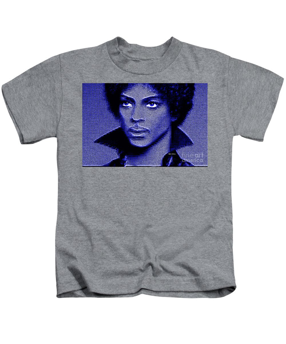 Kids T-Shirt - Prince - Tribute In Royal Blue