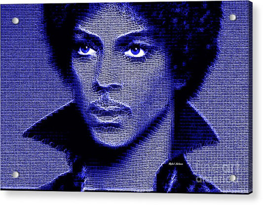 Impression acrylique - Prince - Hommage en bleu royal